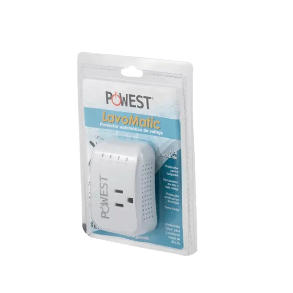 Protector de Voltaje Powest Lavomatic 120V 10A para Lavadora