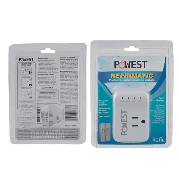 Protector de Voltaje para Refrigeradores 120V 10A – Powest Refrimatic
